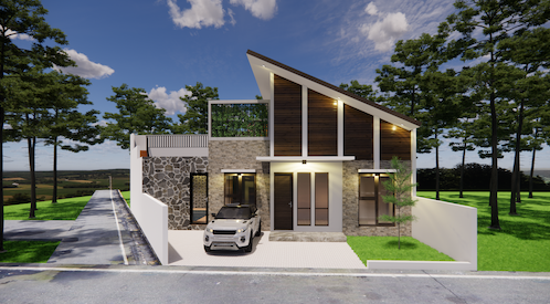 Desain Rumah Pro ID 2 Lantai 9X12M – Paket Lengkap Gambar Kerja + RAB Siap Bangun - Gambar 2